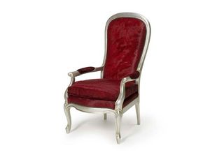 Art.301 armchair, Fauteuil rembourr avec grand dossier, style classique