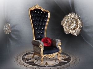 B/110/18 The Throne, Fauteuil enveloppant luxueux, avec des finitions prcieuses