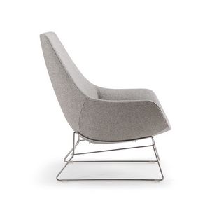 Crystal Lounge 01, Fauteuil lounge avec pitement luge