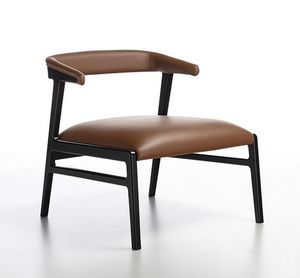 PO86 Aida fauteuil, Fauteuil en bois massif, au design essentiel