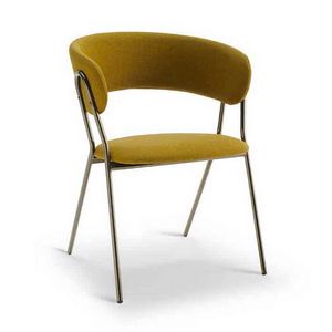 Clip fauteuil, Fauteuil en mtal, aux lignes sinueuses