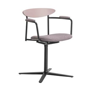 Nort PL G, Fauteuil pivotant avec structure en mtal peint