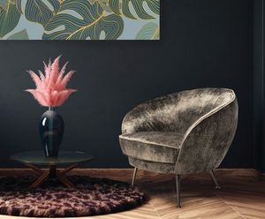 LUCIA, Fauteuil enveloppant au design sinueux