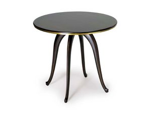 Art.453 small-table, Petite table ronde avec des lignes classiques, en bois de htre