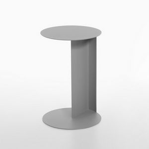To mod. 9050-51, Table d'appoint ronde en tle d'acier peinte