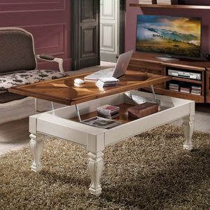 Corinto CORINH588-B, Table basse avec plateau relevable