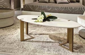 Gold Art. 6655, Table basse ovale laque