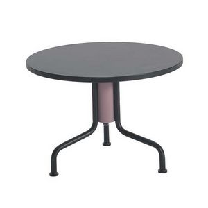 Aida T basso, Table basse en mtal avec plateau rond