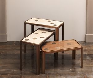 DOMINO HF2076CT, Tables en bois et en laiton