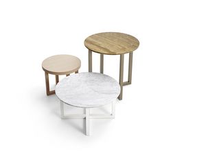 Sidney table ronde de caf, Ensemble de petites tables rondes, pour les environnements modernes