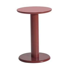 Takara T, Table basse avec base et plateau en MDF, colonne en mtal