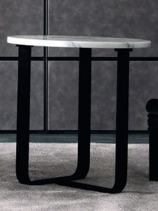 Tiago Art. 118-M - 118-L, Table d'appoint moderne avec plateau rond