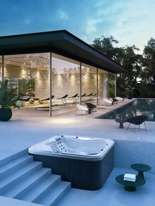 MYSPA 228, Mini piscine avec jacuzzi, debout ou construit en libre