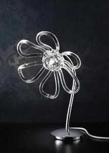 Daisy table lamp, Lampe de table avec des diffuseurs de la main de verre