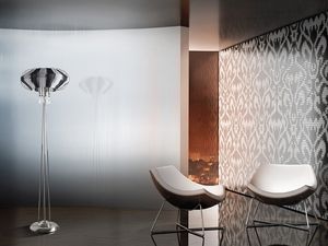 Full Moon floor lamp, Lampadaire raffine pour les bureaux dans un style moderne