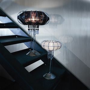 Full Moon table lamp, Lampe avec structure en mtal, diffrentes finitions