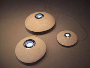 UFO LED, Lampe d'extrieur en pierre, lumire LED