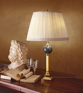 Capucine TL-01 G, Lampe de table en bronze coul et laiton