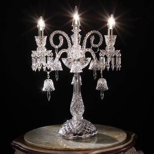 Paris TL-03 N, Lampe de table avec cristaux de Bohme