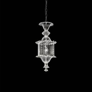 Art. VO 160/S/1, Lampe  suspension en cristal transparent