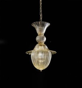 Art. VO 161/S/1, Lampe  suspension en verre