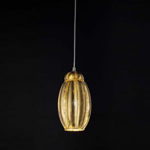 Foglia Oro Ms203-030, Lampe en verre  la feuille d'or