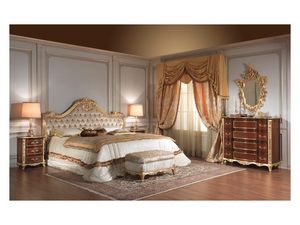 Art 931 Bed, La main de lit, sculpt, des chambres de luxe