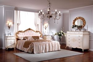 OLIMPIA B / Lit avec tte de lit rembourre, Lit double de luxe, tte de lit matelass