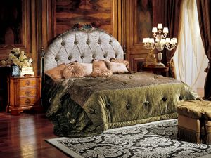 Paradise bed, Lit avec tte de lit capitonne upholtered