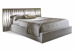 Twist lit, Lit avec tte de lit en cuir
