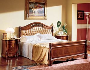 Althea lit, Lit luxe classique avec tte de lit rembourre, pour les htels