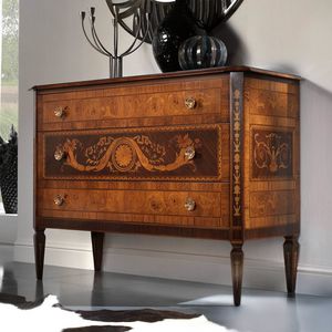 Anthea ANTIQUA450, Commodes Beetle en bois d'olivier