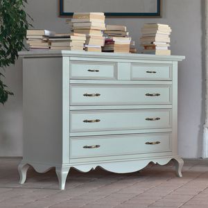 Casa Shabby Chic SHABBY1550, Commode 5 tiroirs shabby chic