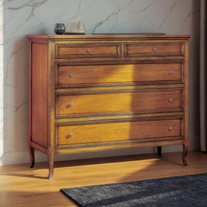 Glamour GLAMO727, Commode en bois au design traditionnel