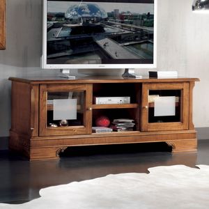 Style NOVITA-H107, Meuble TV avec socle sculpt