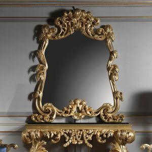 Art. 995 miroir, Miroir avec de riches sculptures