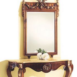 Miroir 2935, Miroir avec cadre en bois sculpt