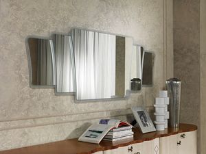 SP33 Mistral miroir, Miroir avec cadre dans un style contemporain