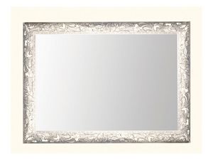 Wall Mirror art. 104, Miroir avec cadre en bois dcor de feuilles de vigne
