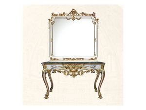 Wall Mirror art. 117/b, Miroir carr, style Louis XV