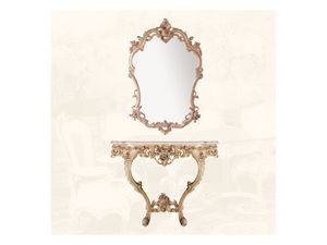 Wall Mirror art. 127, Miroir de style Louis XV, pour les entres et salles de sjour