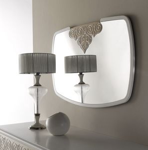 AN 723 A, Miroir avec cadre blanc