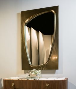 LAPETO miroir GEA Collection, Miroir avec cadre bronz