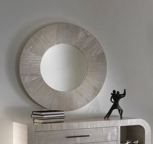 Specchio Kristal, Miroir rond dans le style ethnique