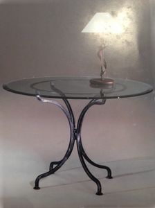 Diva TA/904, Table ronde avec base en fer forg