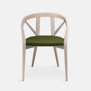 Forest fauteuil, Fauteuil en bois au design enveloppant