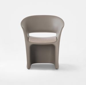 Kuark, Chaise  remous, en polythylne color, pour une utilisation intrieure et extrieure