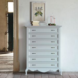 Casa Shabby Chic SHABBY1548, Commode shabby chic  sept tiroirs