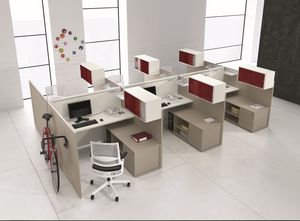 Atlante comp.16, Systme de bureau modulaire, essentiel et lgant