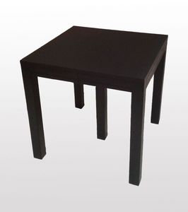 Bruce, Table carre extensible, wenge finition